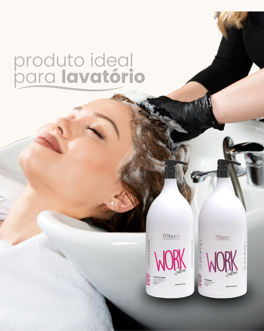 Kit Work salone 2,5 L - Shampoo + Condicionador