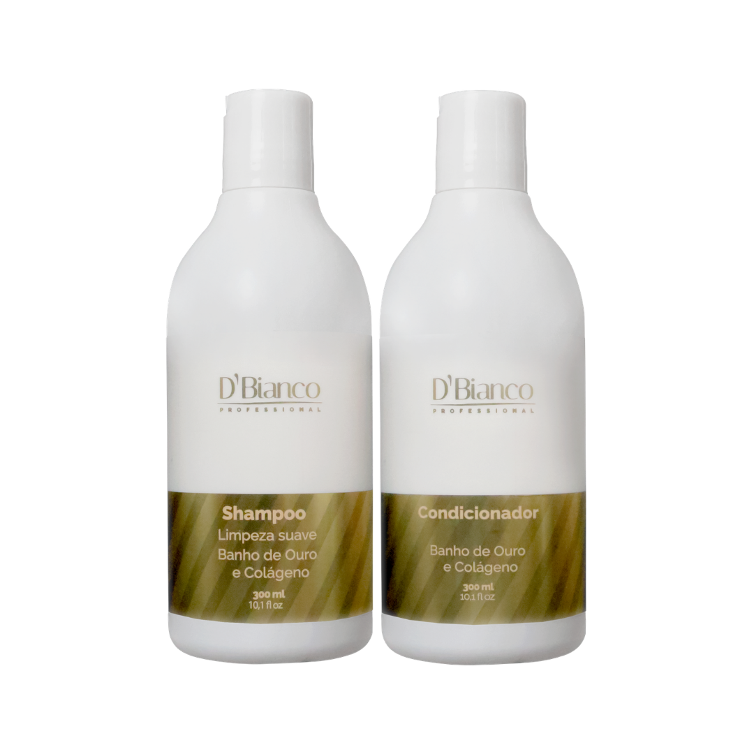 Kit Home Care Essencial (Banho de Ouro)