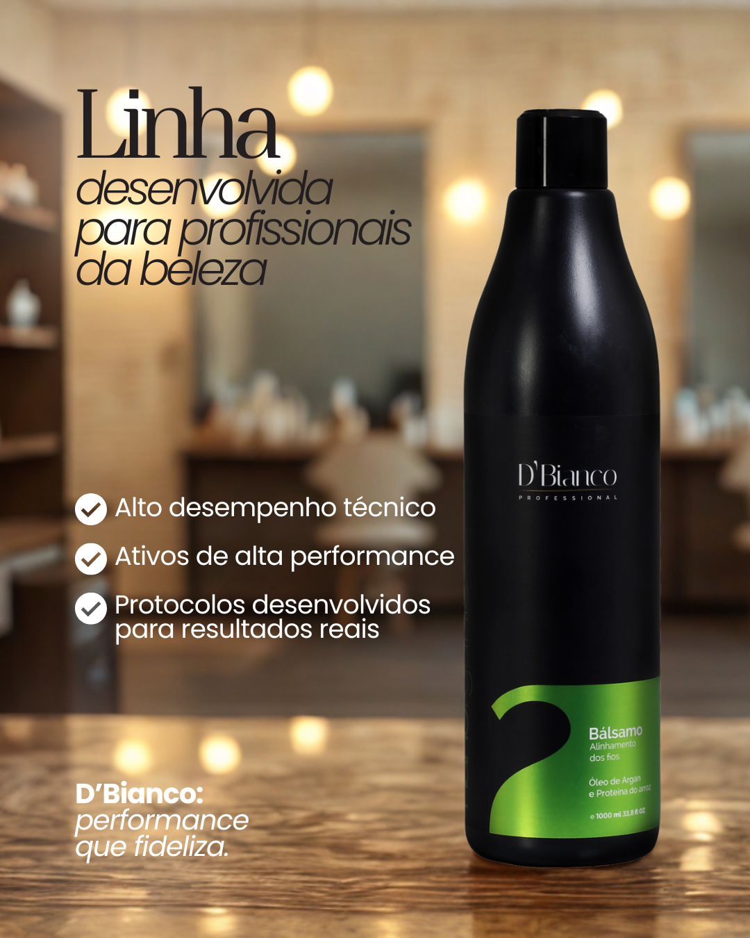 Bálsamo Nano Organic Alinhamento Capilar