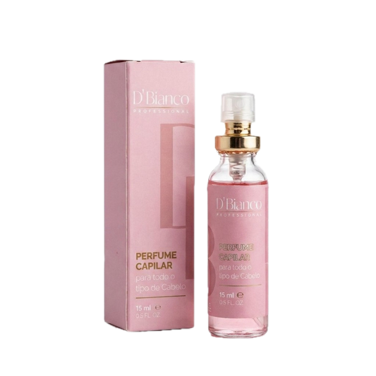 Perfume Capilar D’Bianco com fundo transparente