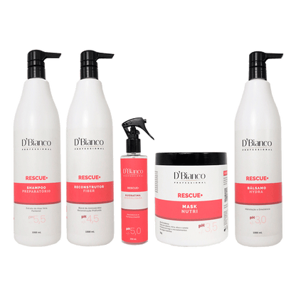 Linha Rescue+ Completa 5 passos