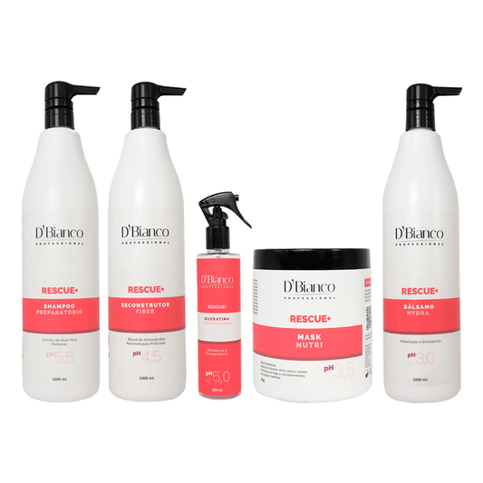 Linha Rescue+ Completa 5 passos